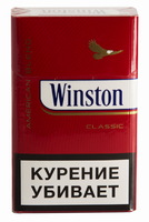 Сигареты WINSTON Classic Смола 10 мг/сиг, Никотин 0,8 мг/сиг, СО 10 мг/сиг.