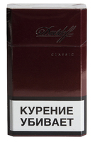 Сигареты DAVIDOFF Classic Смола 8 мг/сиг, Никотин 0,7 мг/сиг, СО 8 мг/сиг.