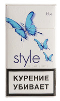 Сигареты STYLE Super Slims Blue