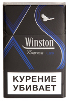 Сигареты WINSTON Xsence Blue Смола 6 мг/сиг, Никотин 0,5 мг/сиг, СО 5 мг/сиг.