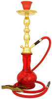 Кальян HOOKAH 48 см 053 золотистая шахта