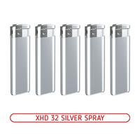 Зажигалки пьезо XHD 32 SILVER SPRAY