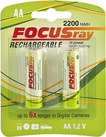 Аккумулятор FOCUSray AA 2200 mAH на блистере 2 шт