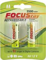 Аккумулятор FOCUSray AA 2500 mAH на блистере 2 шт