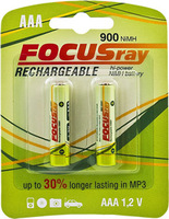 Аккумулятор FOCUSray AAA 900 mAH на блистере 2 шт