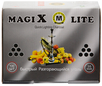 Уголь быстроразжигающийся MAGIX LITE 35 мм