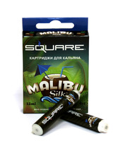 Картриджи SQUARE Mалибу, Ананас, Кокос (Malibu Silk) 4 шт 0% никотина