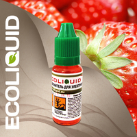 Жидкость для эл. сигарет ECOLIQUID Клубника 0,6 мл 15 мл