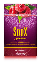 Бестабачная смесь для кальяна SOEX 50 г малина (RASPBERRY)