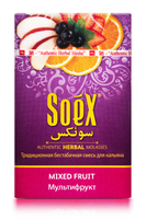 Бестабачная смесь для кальяна SOEX 50 г мультифрут (MIXED FRUIT)