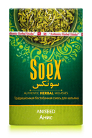 Бестабачная смесь для кальяна SOEX 50 г анис (ANISEED)