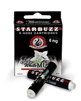 Картриджи STARBUZZ никотин 6мг Белая Мята (White Mint) 4 шт