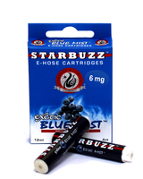 Картриджи STARBUZZ никотин 6мг Синий Туман (Blue Mist) 4 шт