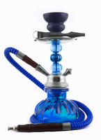 Кальян SHISHA ORIGINAL 24 см синяя стекл. колба