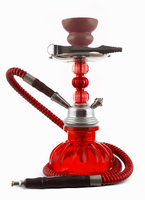 Кальян SHISHA ORIGINAL 24 см красная стекл. колба