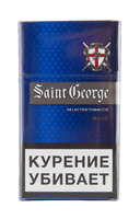 Сигареты SAINT GEORGE Compact Blue  Смола 7 мг/сиг, Никотин 0,4 мг/сиг, СО 9 мг/сиг.