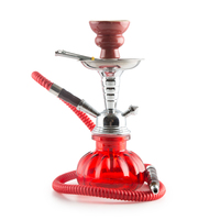 Кальян SHISHA ORIGINAL 25 см красная стекл. колба