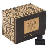 Уголь кокосовый OASIS PREMIUM Small 1 кг 22 мм 96 брикетов