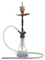 Кальян AMY DELUXE 043 Luxus Shisha 73 см Black-White Click (Полный комплект)