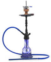 Кальян AMY DELUXE 043 Luxus Shisha 73 см Black-Blue Click (Полный комплект)