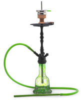 Кальян AMY DELUXE 043 Luxus Shisha 73 см Black-Green Click (Полный комплект)