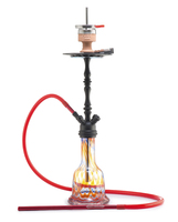 Кальян AMY DELUXE 043 Luxus Shisha 73 см Black-Red Click (Полный комплект)