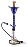 Кальян KHALIL MAAMOON Double Bahrain Ice Chiller Blue (синий) 90 см