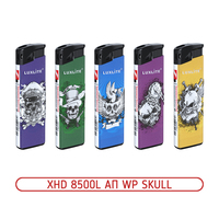 Зажигалки пьезо XHD 8500L АП WP SKULL