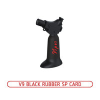 Зажигалка VIPER V9 BLACK RUBBER SP CARD