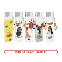 Зажигалки пьезо XHD 61 PEARL  ANIMAL