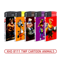 Зажигалки пьезо XHD 8111 TWP CARTOON ANIMALS