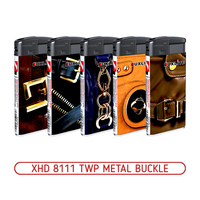 Зажигалки пьезо XHD 8111 TWP METAL BUCKLE