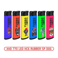 Зажигалка турбо LUXLITE XHD 770 LED HC6 RUBBER SP DOG