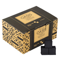 Уголь кокосовый OASIS PREMIUM Small 250 г 22 мм 24 брикета