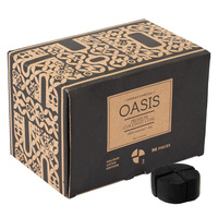 Уголь кокосовый OASIS PREMIUM Kaloud Edition 1 кг 96 брикетов