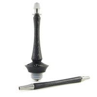 Кальян UNION HOOKAH Sleek 54 см Standart Black-Silver (Шахта + блюдце + мундштук)