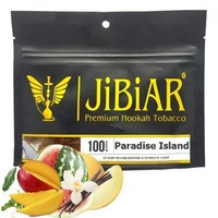 Табак JIBIAR 100 г Paradise Island (Арбуз Ваниль Дыня Манго)