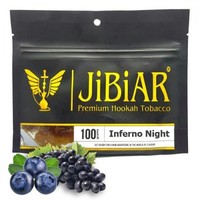 Табак JIBIAR 100 г Inferno Night (Чёрный Виноград Черника)