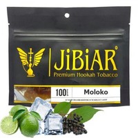 Табак JIBIAR 100 г Molokko (Лайм Ментол Бузина Лёд)