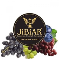 Табак JIBIAR 1 кг Inferno Night (Чёрный Виноград Черника)