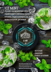 Купить Табак MUST HAVE 25 г Ice Mint (Ледяная Мята) 33