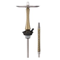 Кальян UNION HOOKAH Sleek 54 см Craguele Gold (Шахта + блюдце + мундштук)