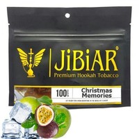 Табак JIBIAR 100 г Christmas Memoris (Зелёное Яблоко Маракуйя Лёд)