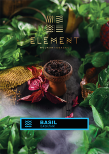 Купить Табак ELEMENT 40 г Вода Basil (Базилик)