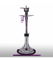 Кальян AMY DELUXE 112.01 Radiant 68 см Purple- Transparent (Полный комплект)