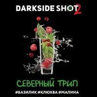 Табак DARK SIDE Shot 30 г Северный Трип (Базилик Клюква Малина) 30