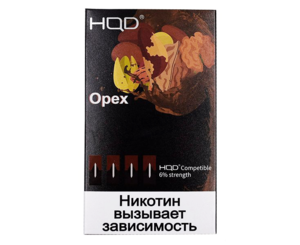 Купить 4 картриджа для HQD Орех