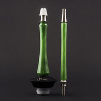 Кальян UNION HOOKAH Sleek 54 см Acryl Green (Шахта + блюдце + мундштук)